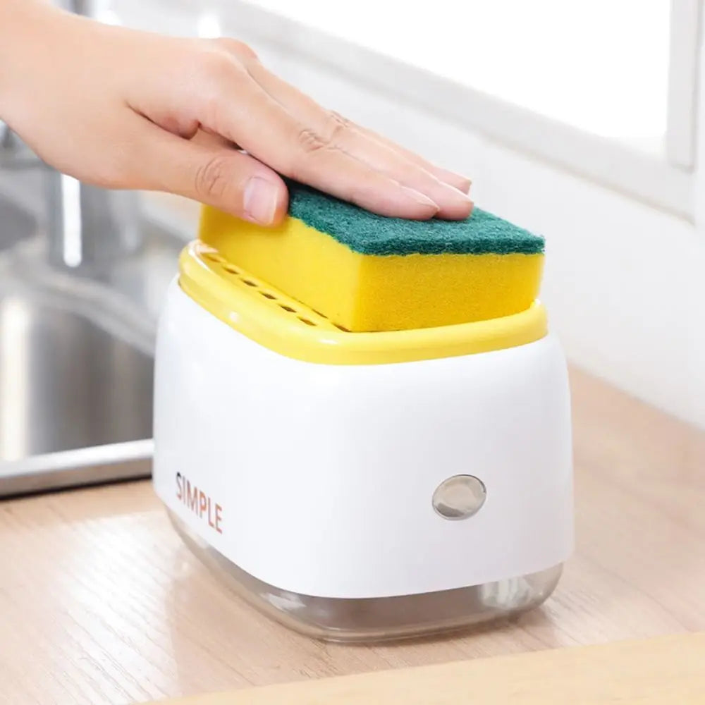 2-in-1 Sponge Soap Pump Dispenser