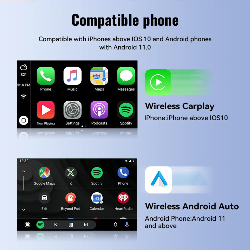 Wireless CarPlay Android Auto Wireless Adapter