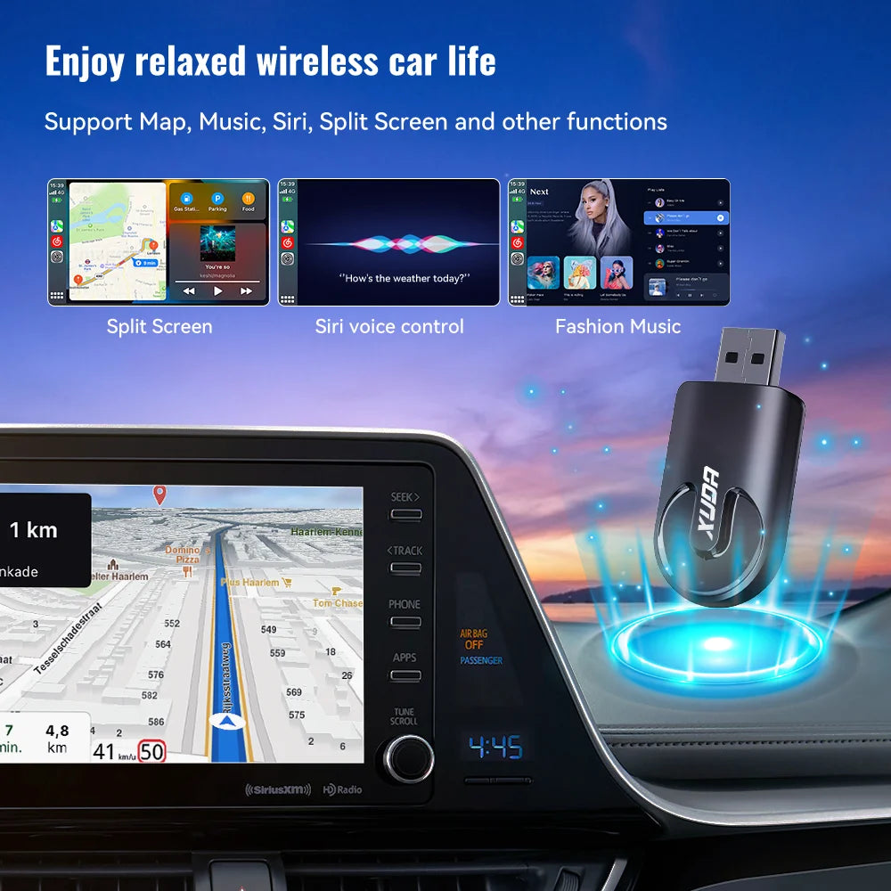 Wireless CarPlay Android Auto Wireless Adapter