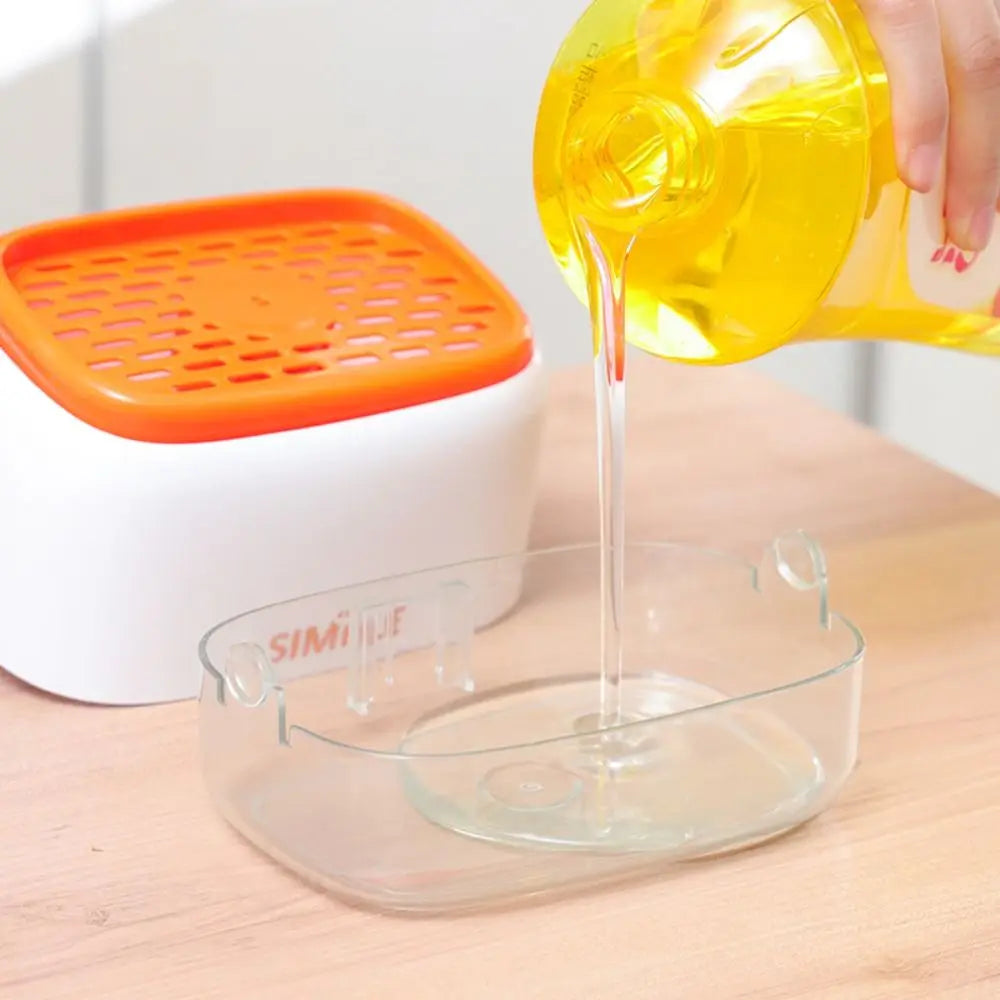 2-in-1 Sponge Soap Pump Dispenser