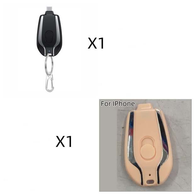 Mini Power Emergency Pod Keychain Charger