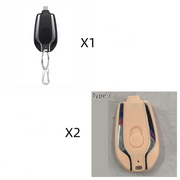 Mini Power Emergency Pod Keychain Charger