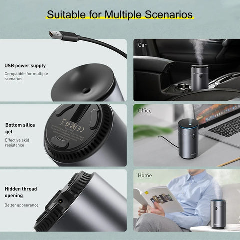 Car Diffuser Humidifier Auto Air Purifier