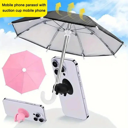 Mini Windproof Sun Shade Mobile Phone Holder