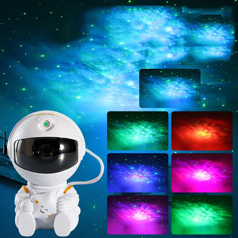 Astronaut Led Galaxy Projector Night Lights