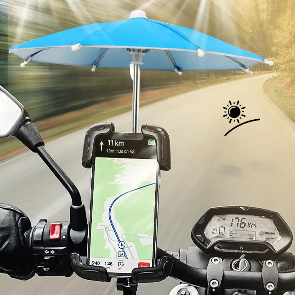 Mini Windproof Sun Shade Mobile Phone Holder