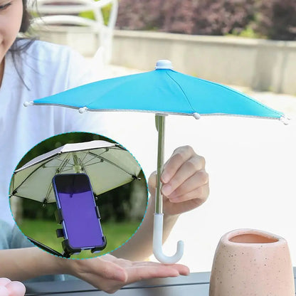 Mini Windproof Sun Shade Mobile Phone Holder