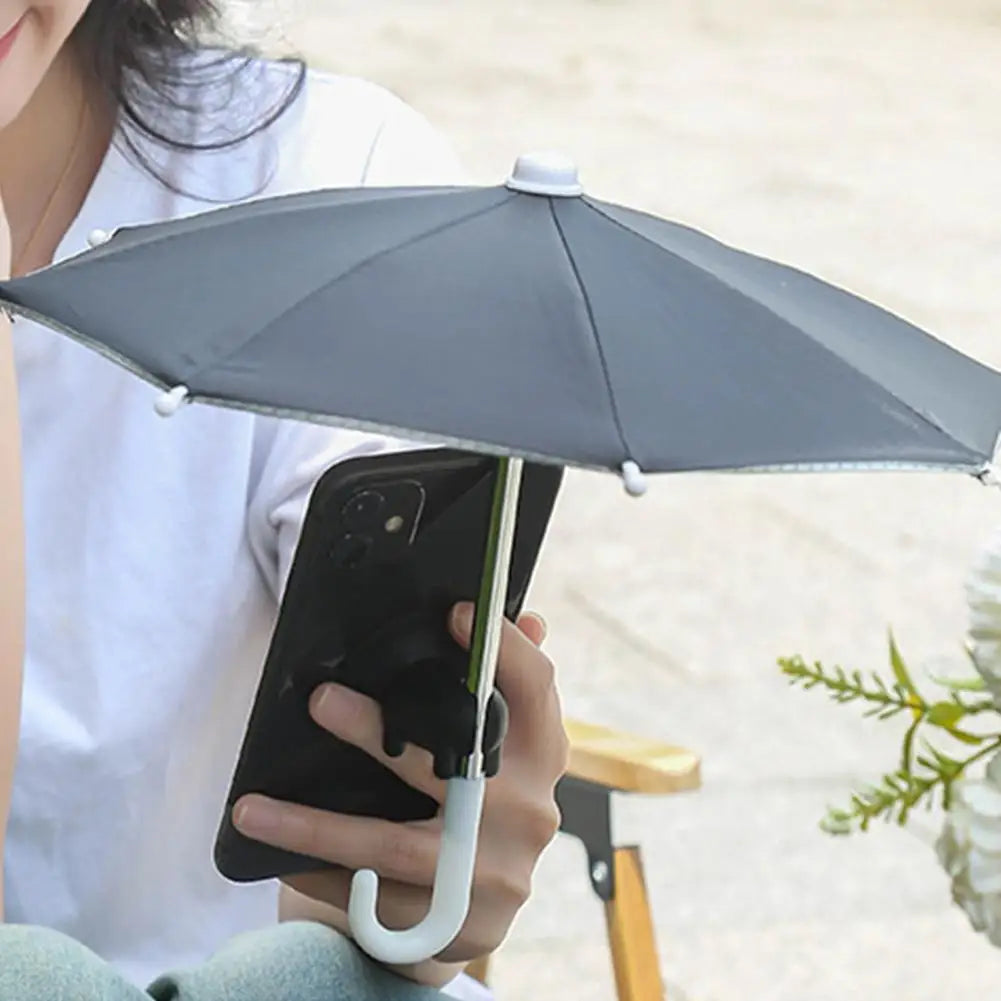 Mini Windproof Sun Shade Mobile Phone Holder
