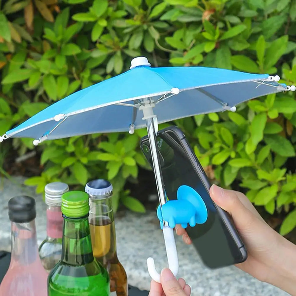 Mini Windproof Sun Shade Mobile Phone Holder