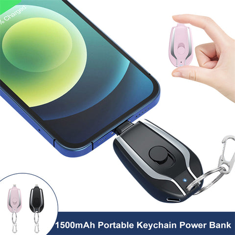 Mini Power Emergency Pod Keychain Charger