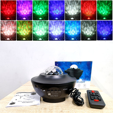 Creative Music Starry Sky Light Projection Bluetooth Speaker