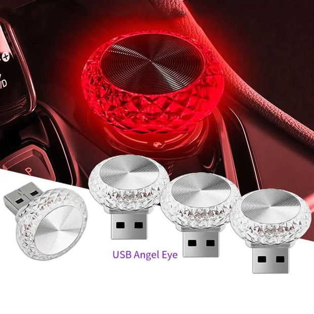 Portable Car USB Ambient Light Mini LED Decorative Atmosphere Lamps