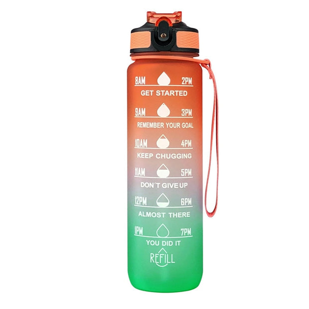 Leakproof Motivational Sport Water Bottle