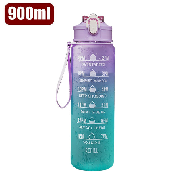 Leakproof Motivational Sport Water Bottle