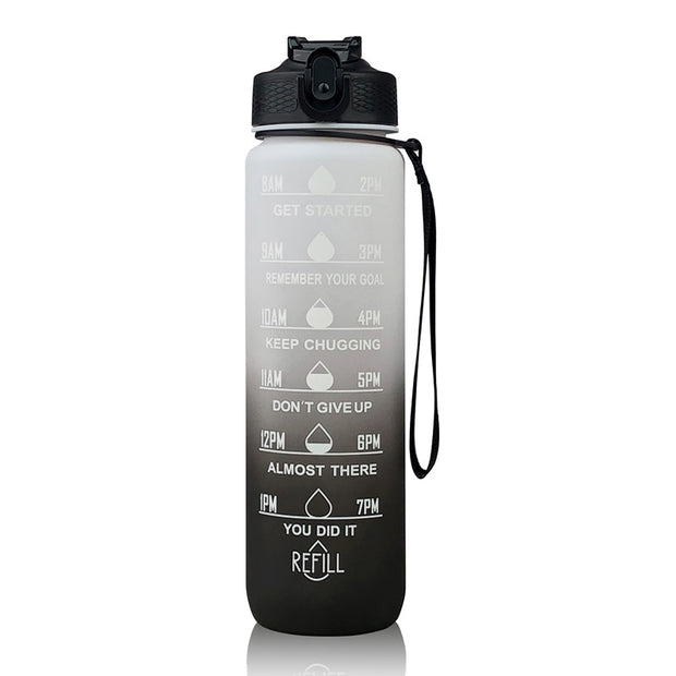 Leakproof Motivational Sport Water Bottle