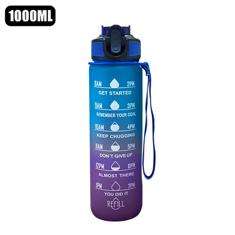 Leakproof Motivational Sport Water Bottle