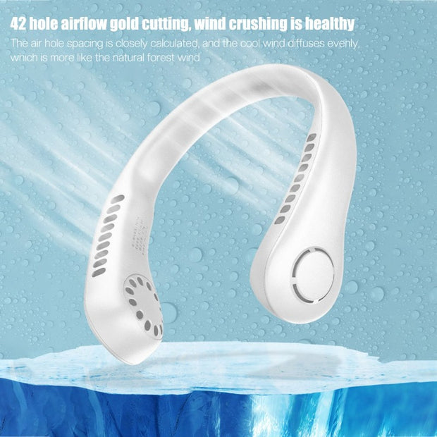 Portable Bladeless Hanging Neck Fan