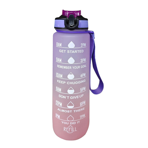 Leakproof Motivational Sport Water Bottle